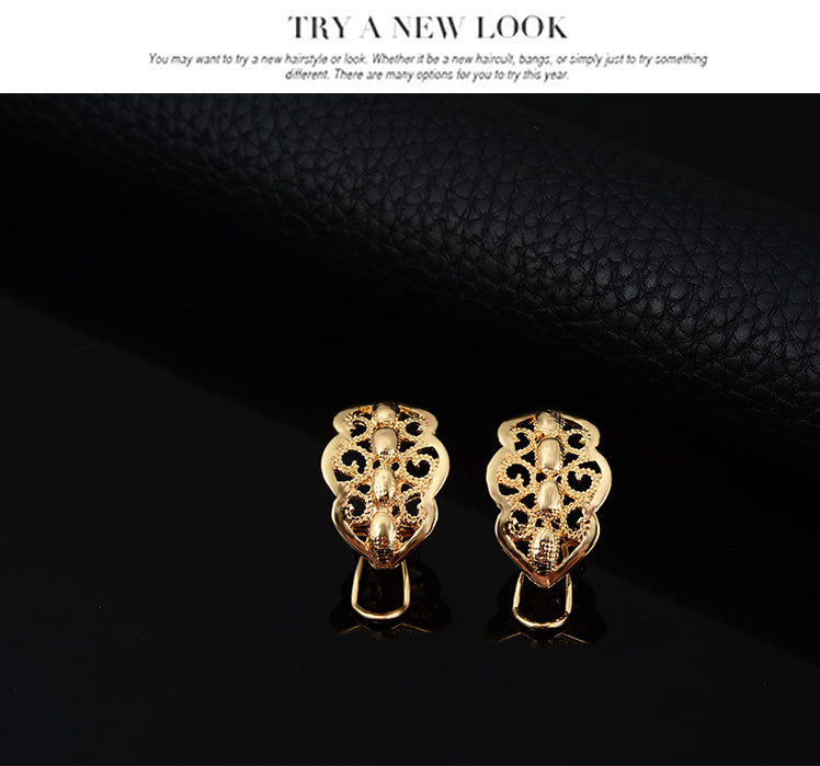 Boucles d'oreilles en alliage de style sauvage