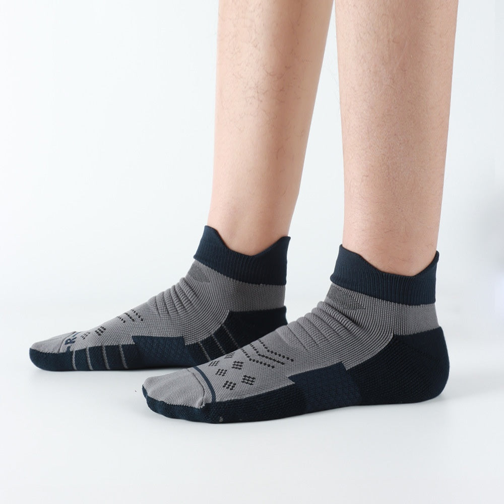 Hommes Été Chaussettes antibactériennes absorbantes antidérapantes à faible compression