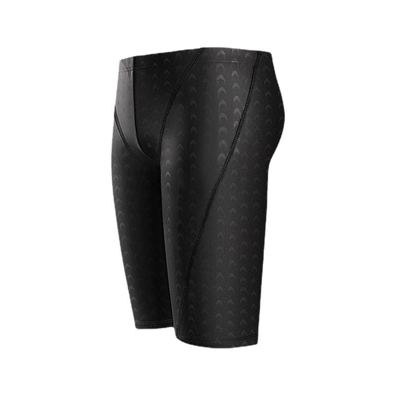 Skin Shark High Elastic Swimsuit Cap de natation costume cinquième pantalons séchage rapide