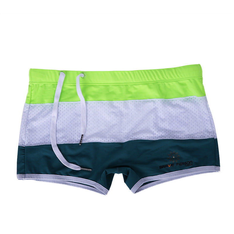 Boxers de maillots de bain en polyester pour hommes