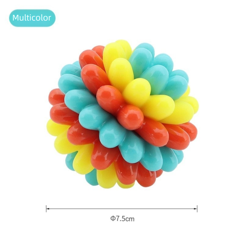 Balles de jouets de dents colorées pour animaux de compagnie
