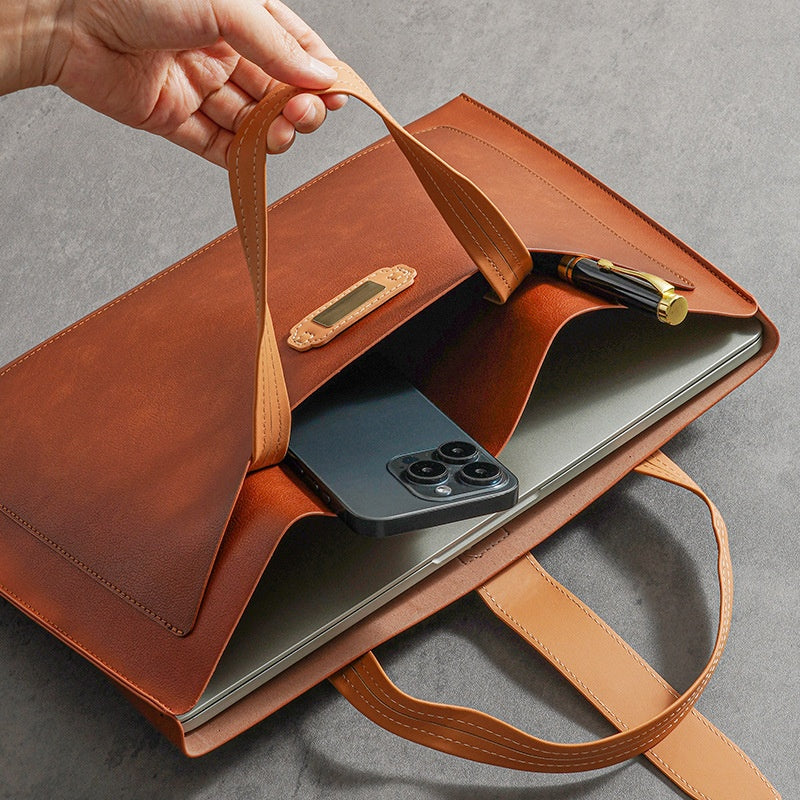 A4 Dossier de document Sac de document en cuir