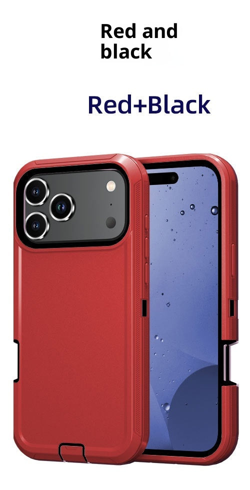 Applicable à 17promax Robot Trois-Proof Robot Solid Color Phone Case