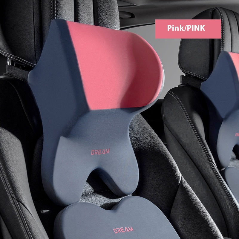 Coussin d'appuie-tête de voiture à mémoire en mousse de cou