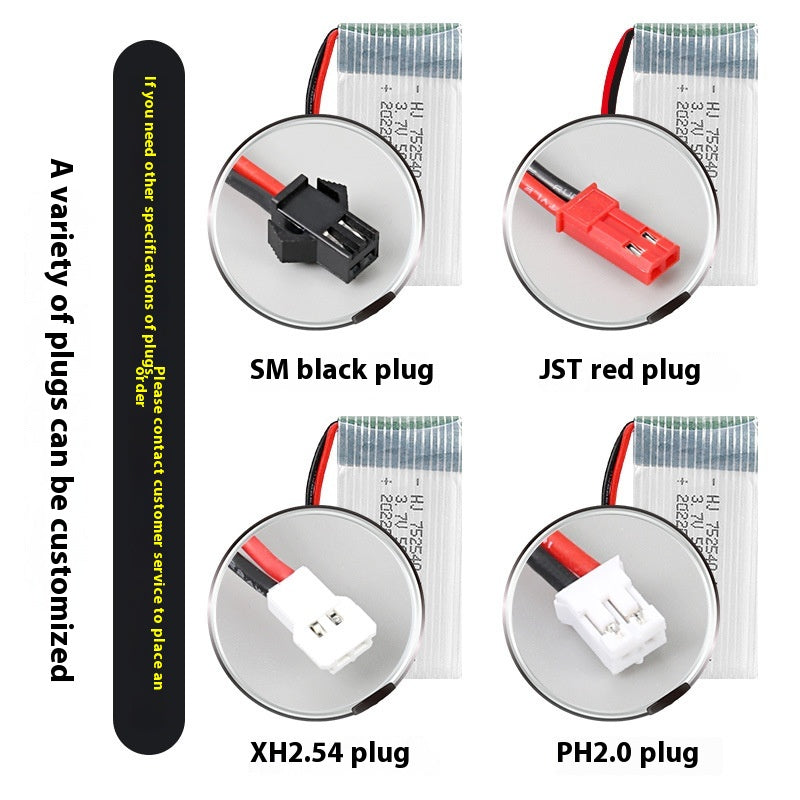 Batterie d'avion modèle 37V 500mAh X5C