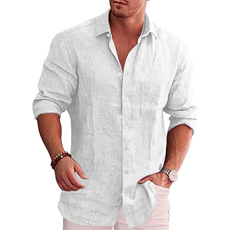 Linge de maison longue manches manches manches longues chemise casual