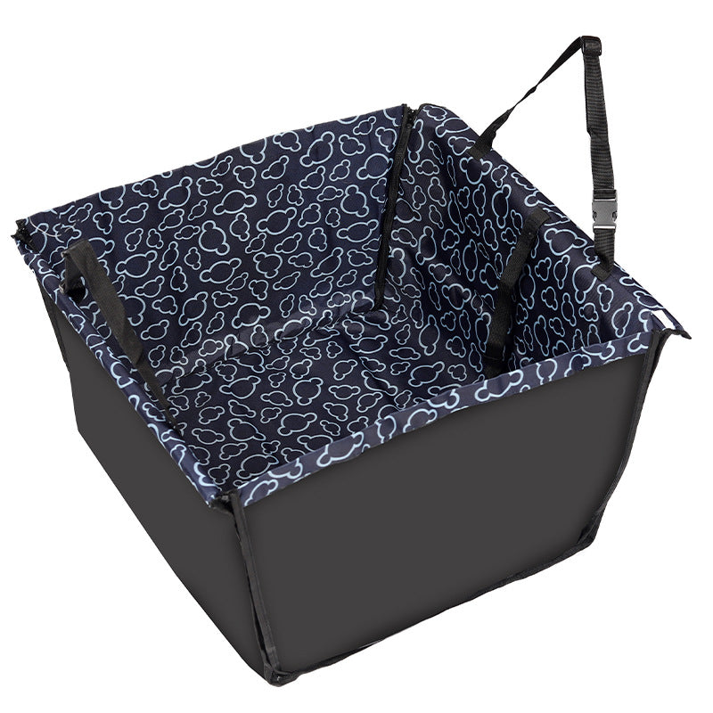 Tapis de voiture de voiture de PetDog Mat de voiture de Dog Mat de ligne arrière Siège simple pliable Double couche Tapis de voiture de chien