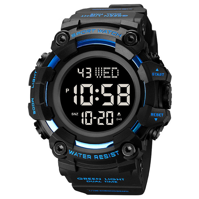 Mode Grande montre cadran pour les étudiants masculins tendance étanche