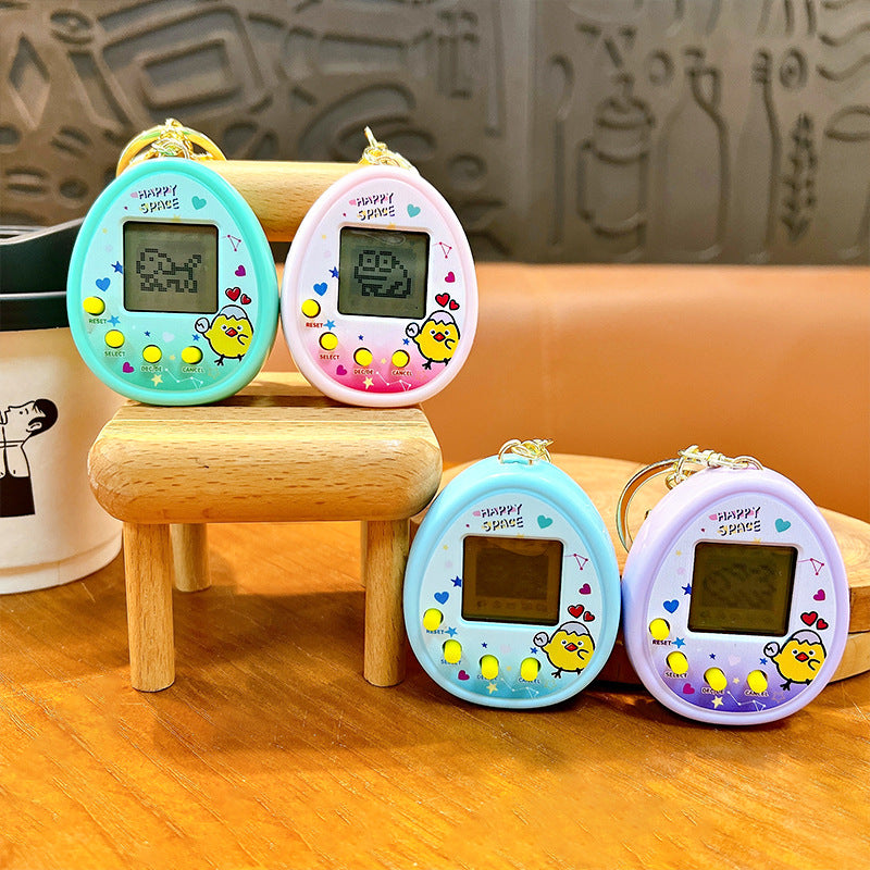 Electronic Pet Machine Mini Handheld Video Jeu Console Porte-clés Ornements