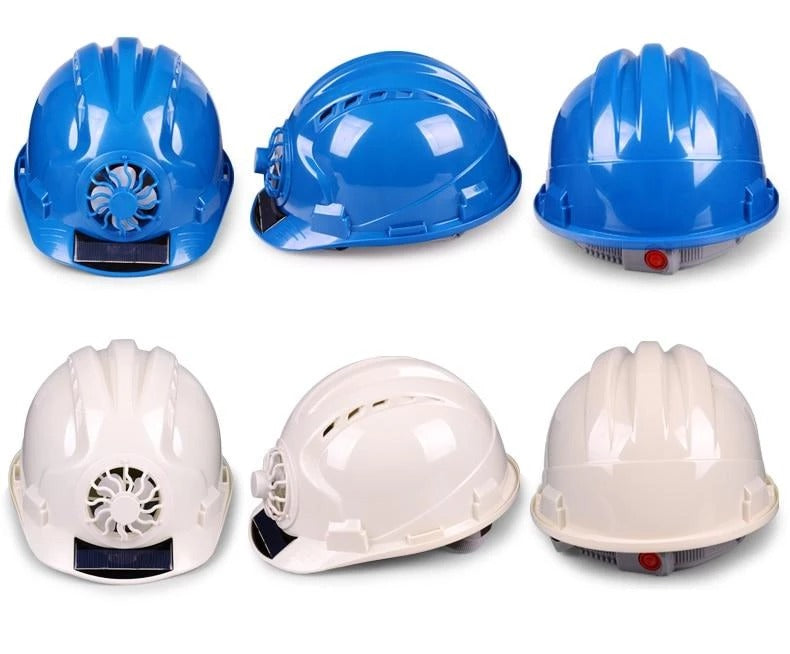 Casque de protection solaire du chantier de construction