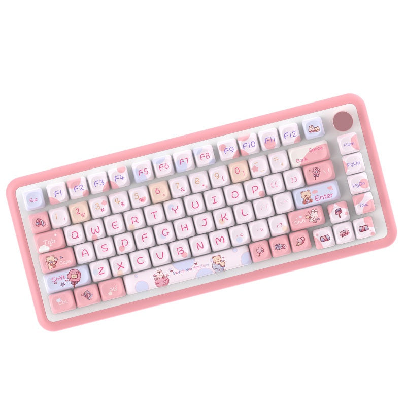 Sweet Cotton Candy Original Cap clé Personnalité Fit Clavier mécanique