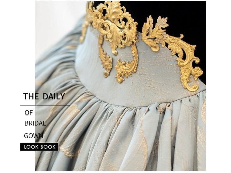 Style Hepburn Toasting Robe Haute Couture de la mariée