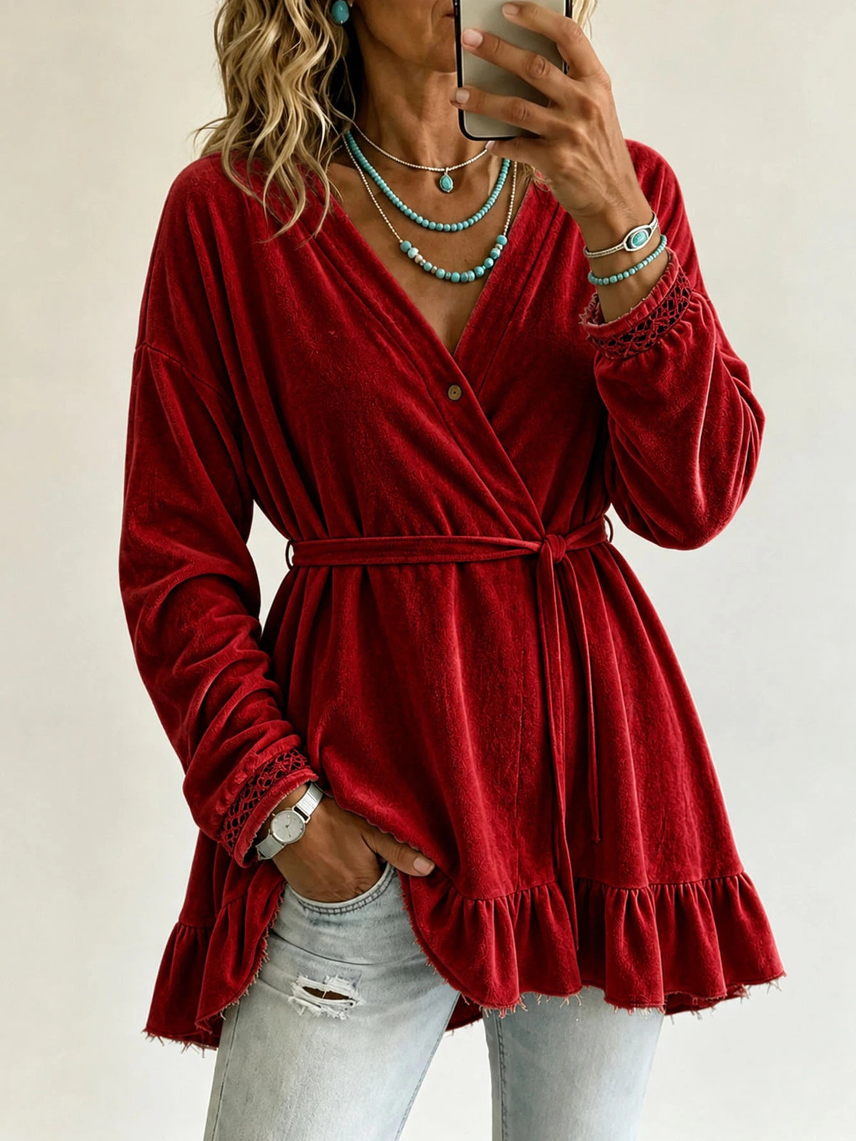 Fitted women's blouse
