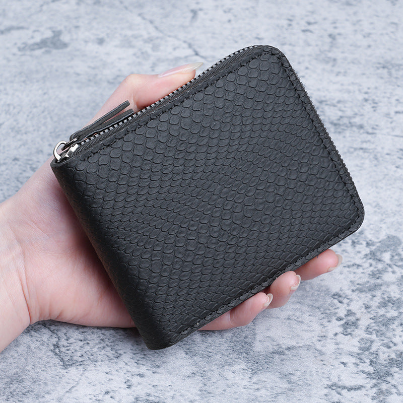 Minimaliste Bi-fold Wallet Hommes Court Wallet