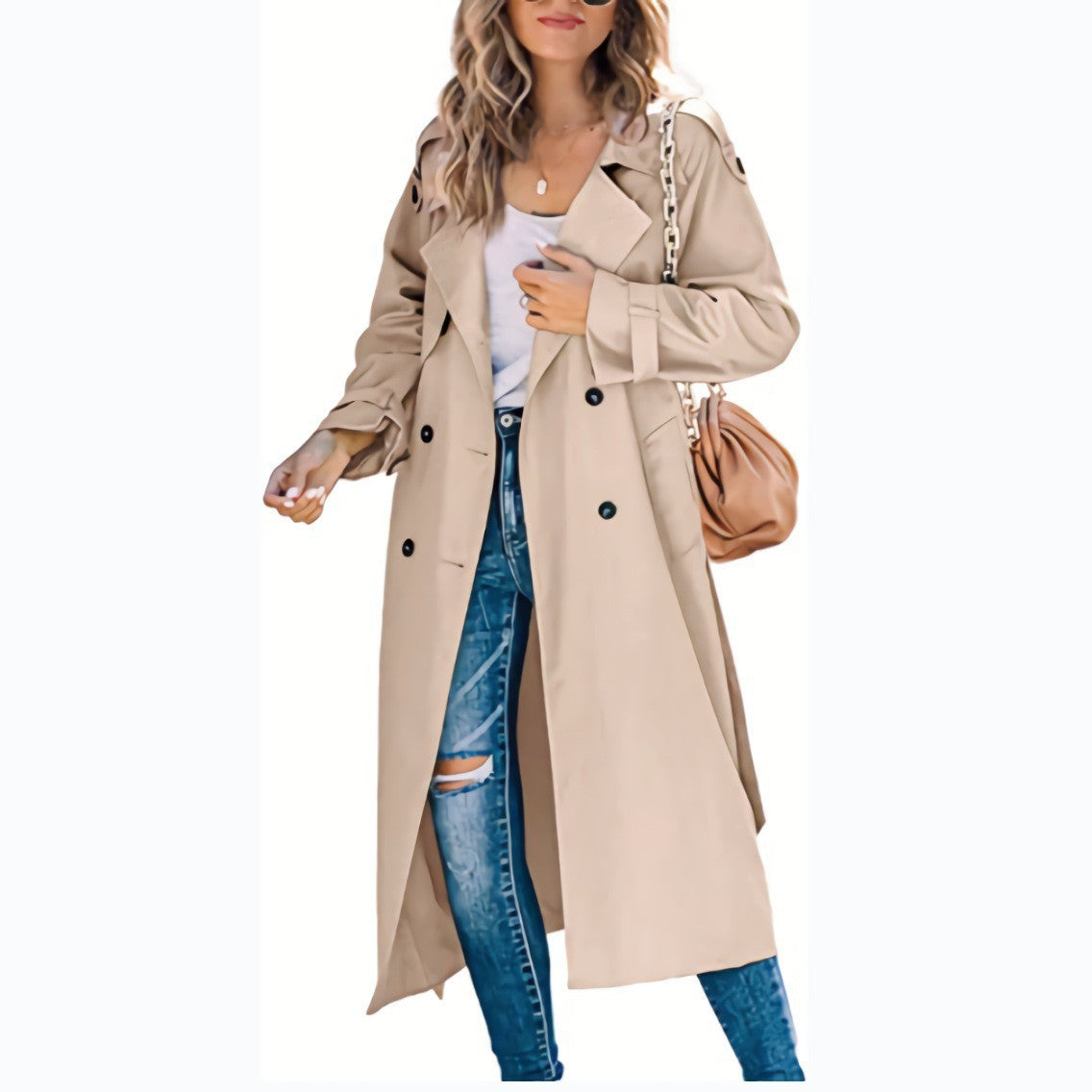 Femmes AutomneHiver brise-vent Casual Coat