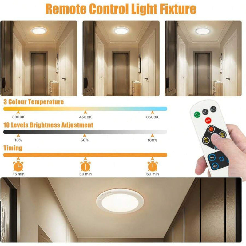 La lumière de plafond LED du capteur télécommandé