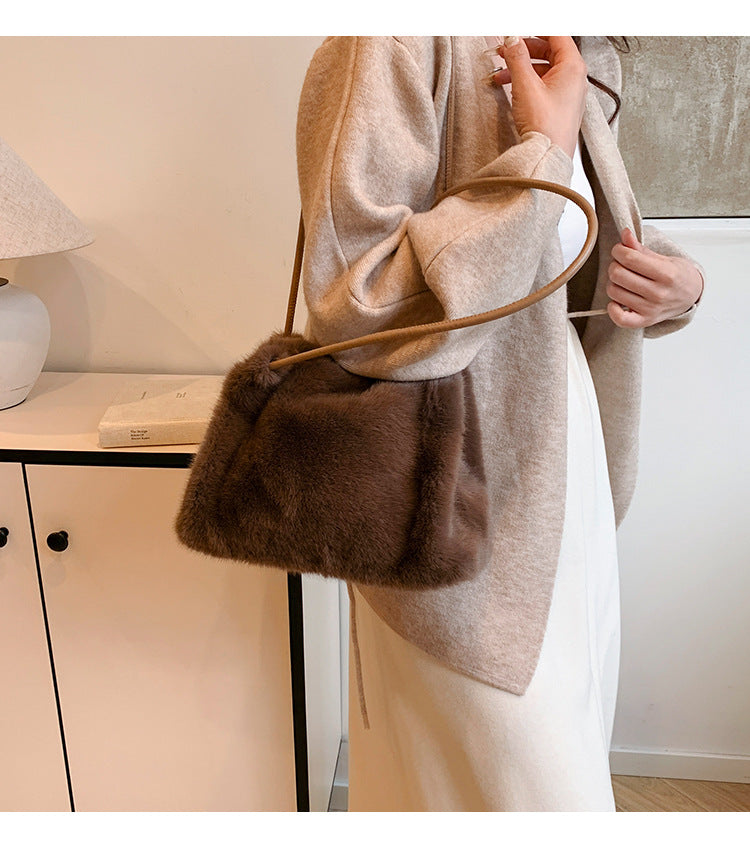Sac en peluche Milan Mink pour l'automne Et l'hiver