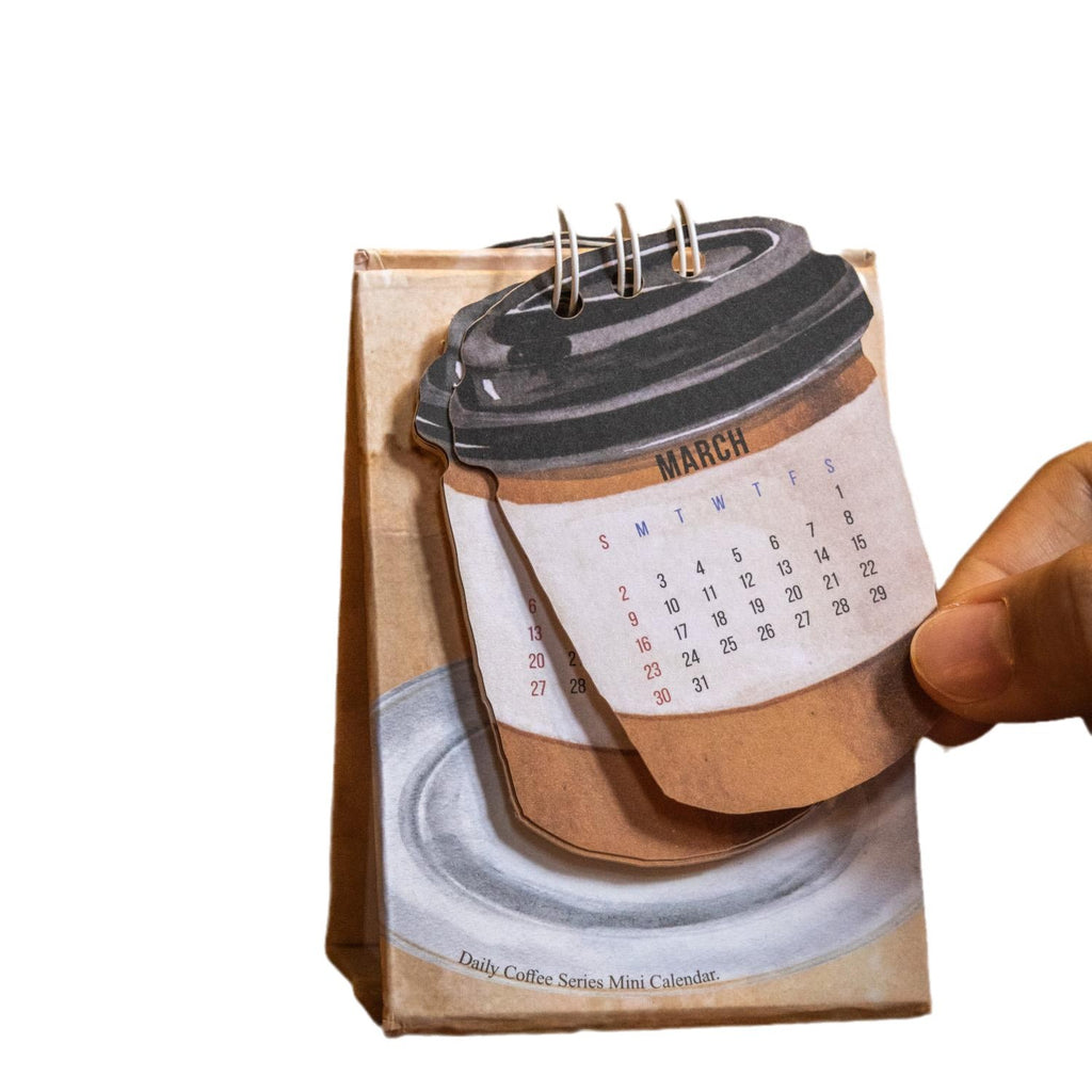 Café Café Mini petit bureau Calendrier par jour