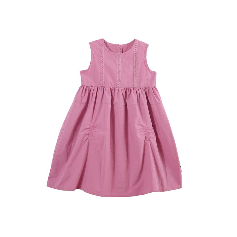 Robe de Veste en Dentelle Ruched pour filles