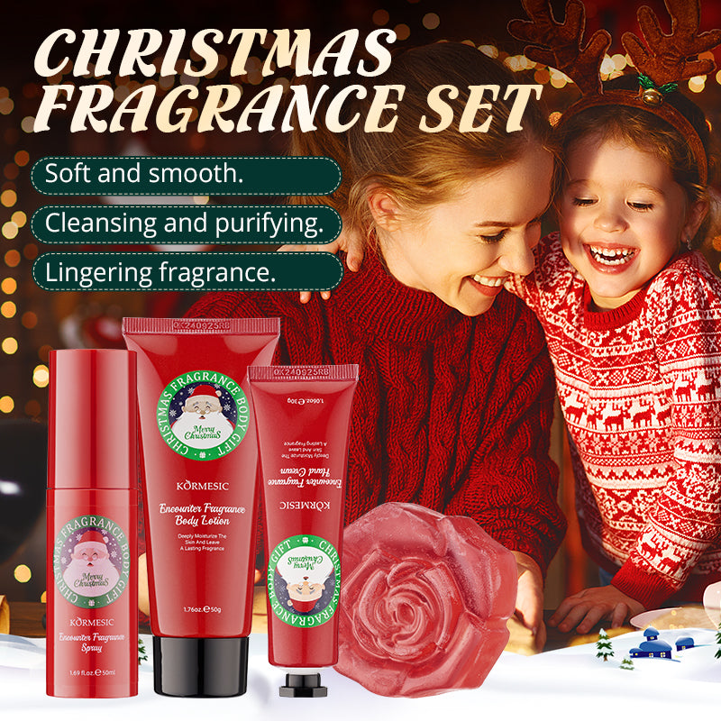 Ensemble de parfums de Noël KORMESIC pour le commerce extérieur 50ml-100g-50g-30g