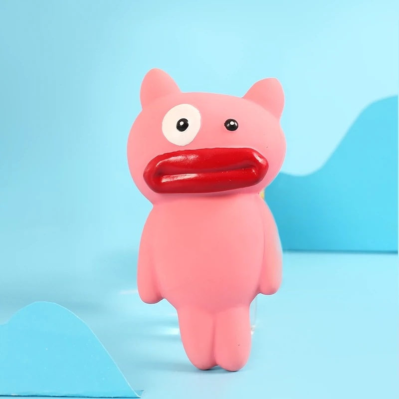 Durable chew-resistant squeaky pet toy