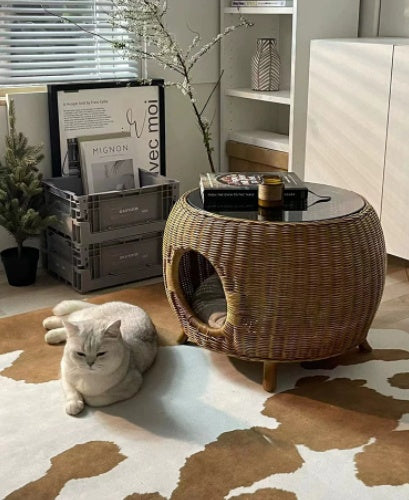 Thé d'épicier Minimaliste moderne petite ronde Table basse