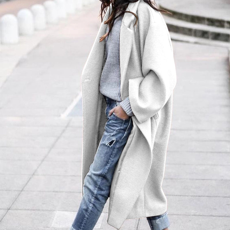 Manteau Automne Hiver European and American Cross Border Vêtements Femmes Amazon Casual Long
