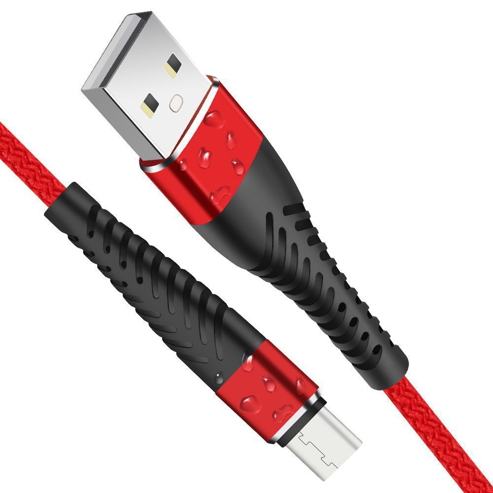 Nylon Câble de données tissé Ligne de charge rapide Interface Typec applicable