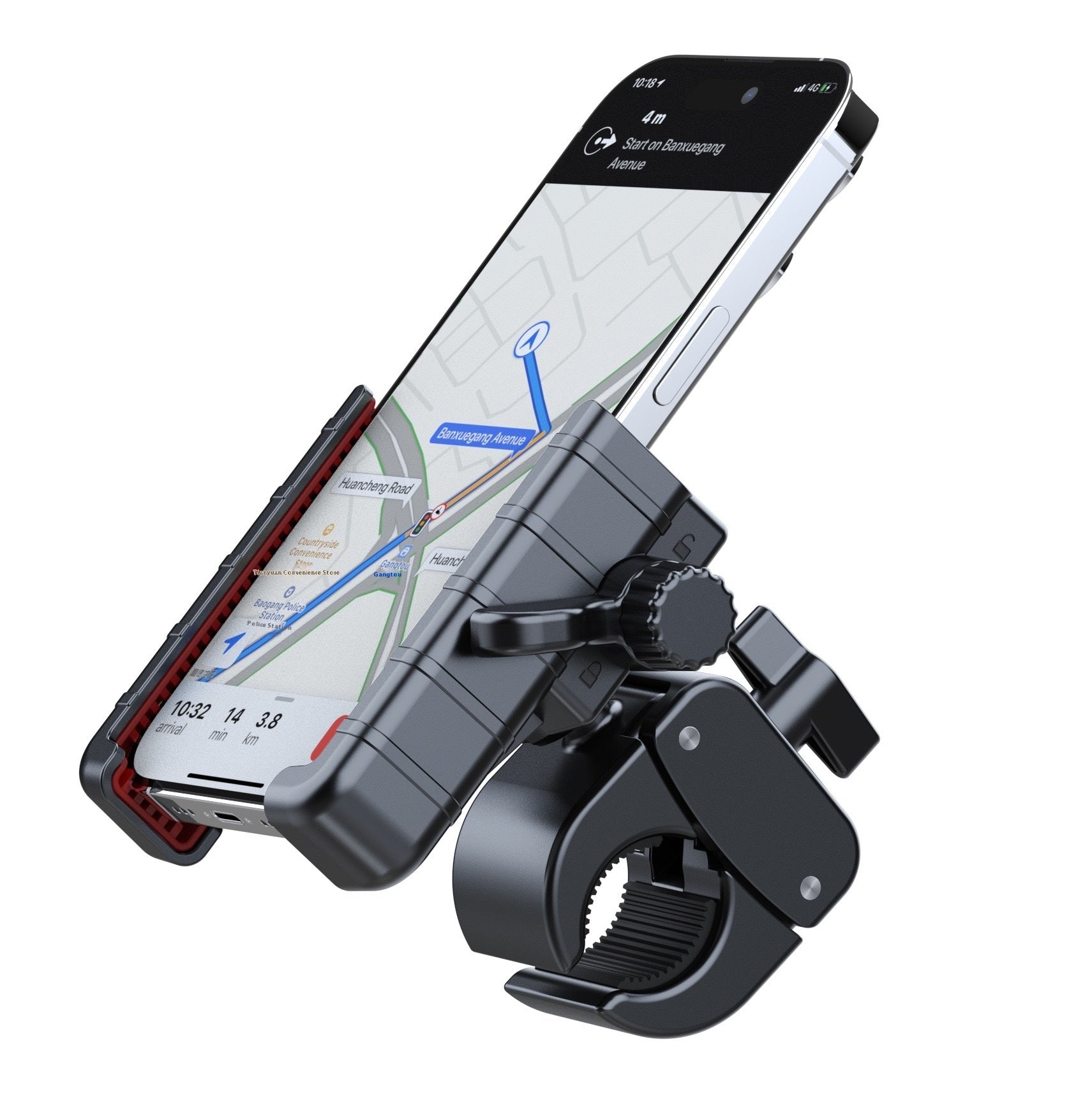 Bracket de navigation de porte-cellulaire électrique de moto