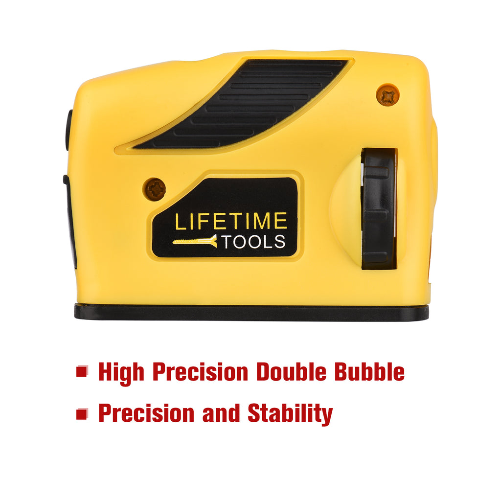 Niveau laser quatre dans un appareil portable de ligne haute précision Double bulle rouge laser faible po