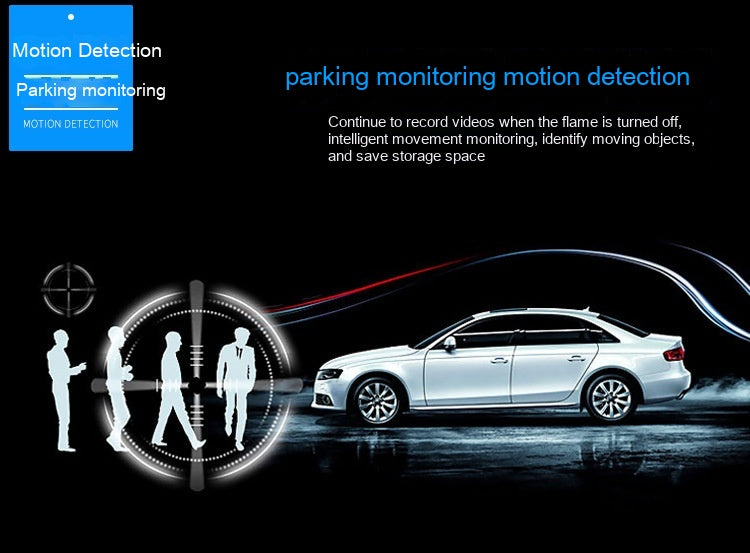 HD Driving Recorder Front and Rear Night Vision Dual Recording Reversing Image