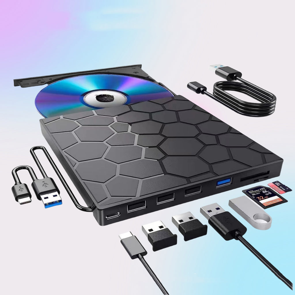 Rédacteur de CD externe multifonctionnel