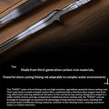 M-action Tige de rotation au carbone avec une poignée droite