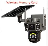 Caméra de surveillance panoramique de l'écran solaire extérieur