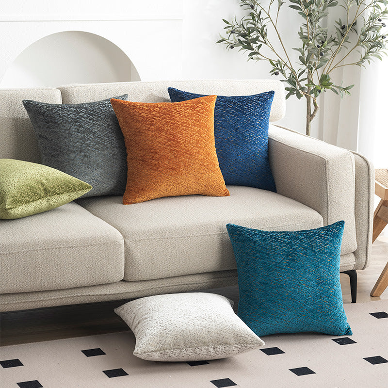 Cut Pile de luxe léger simple maison Salon Canapé oreiller