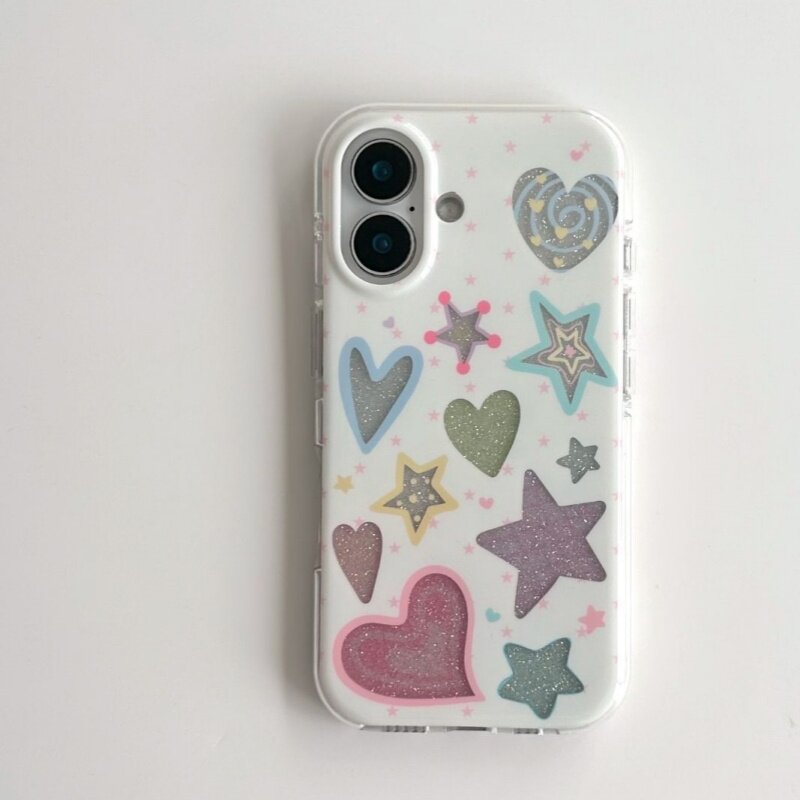 Love Star Mode Cas téléphonique personnalisé
