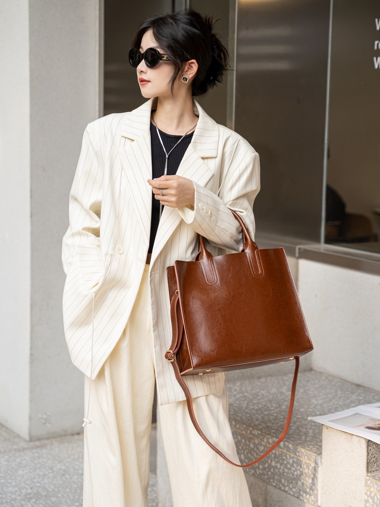 Sac de femme en cuir véritable