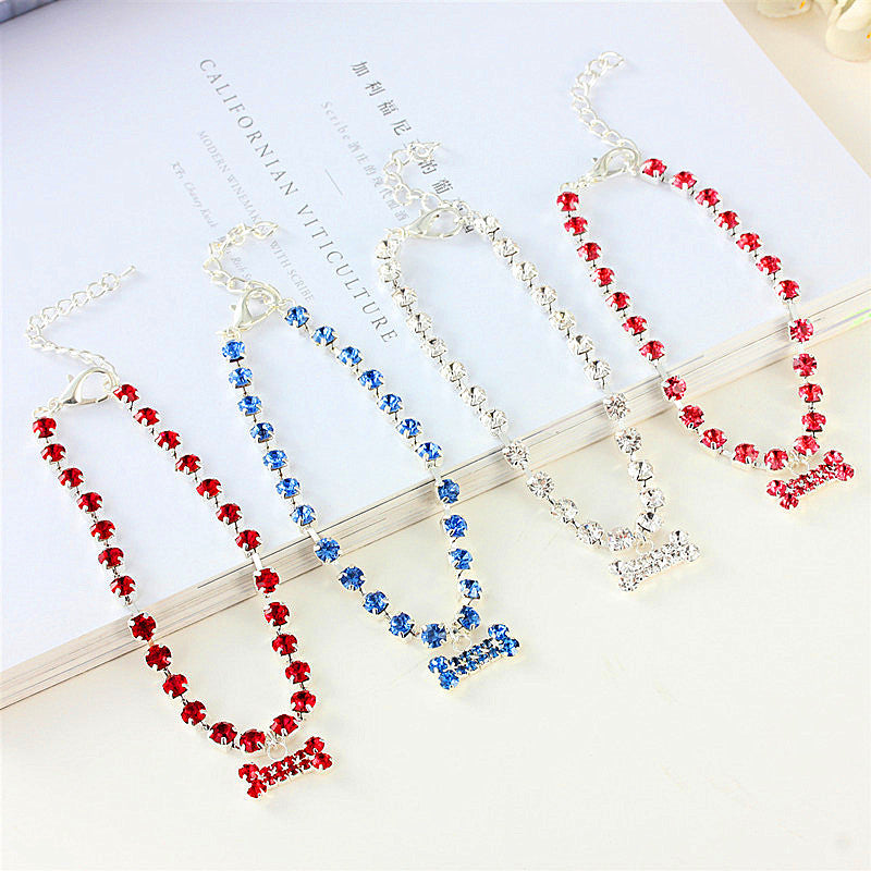 Pendentif en strass Collier en strass