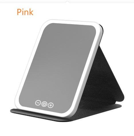 Rétroviseur pliable à LED portable avec lumières intégrées