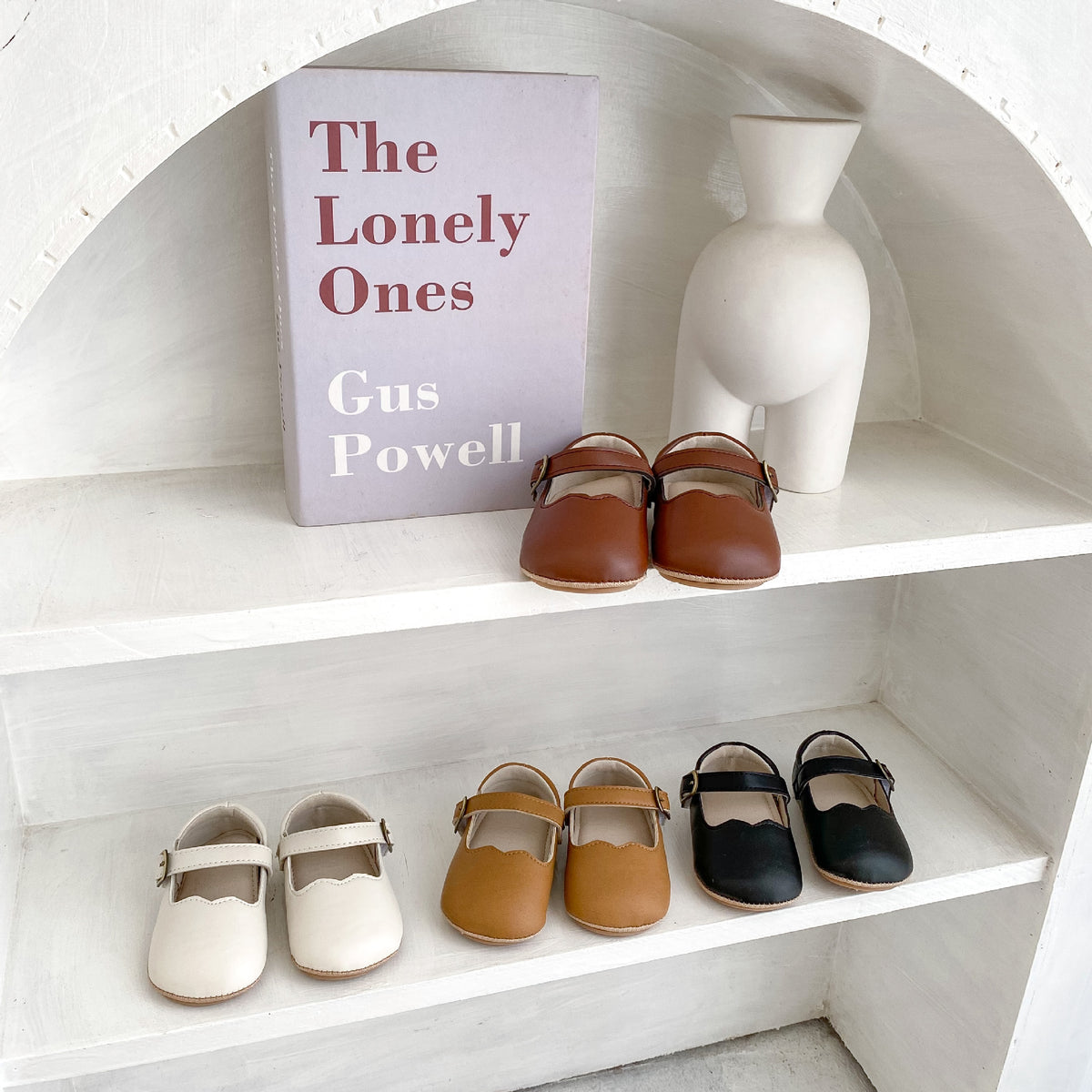Chaussures pour bébés ondulées