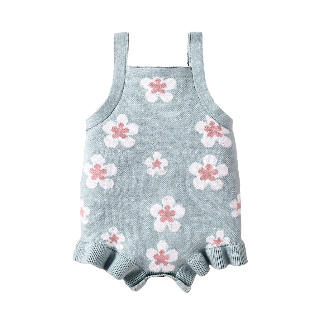 Vêtements pour enfants Strap bébé Broderie Veste bleu clair