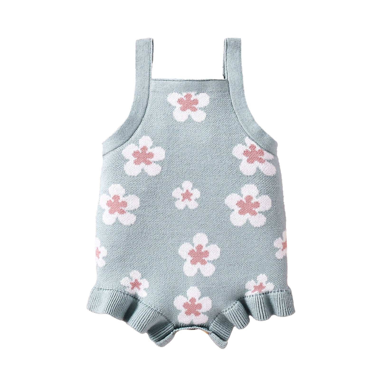 Vêtements pour enfants Strap bébé Broderie Veste bleu clair