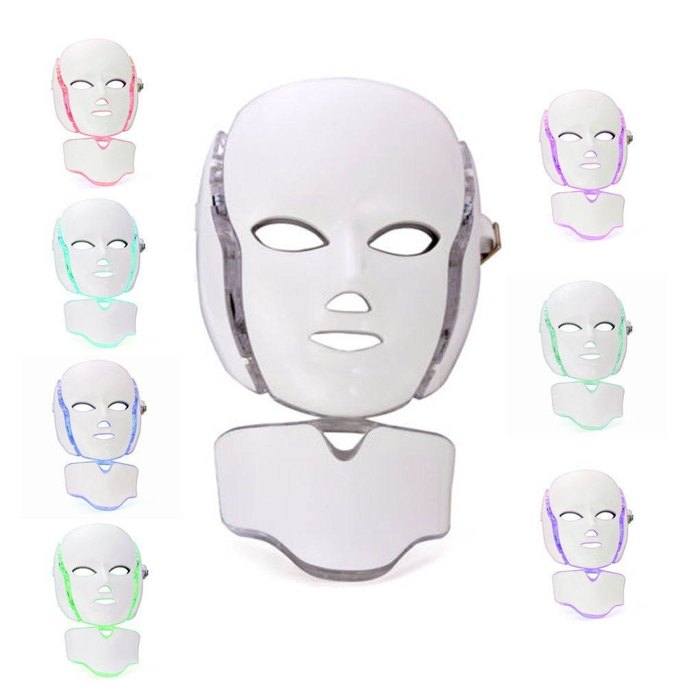 Masque d'appareillage de beauté léger de sept couleurs