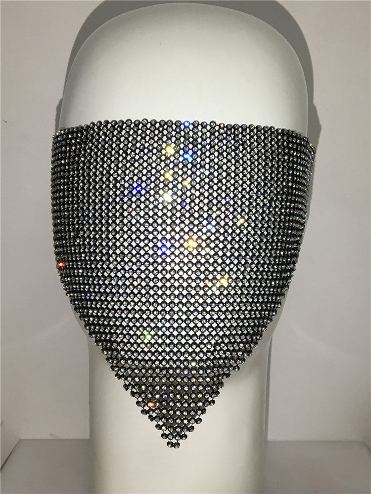 Personnalité Accessoires Tendance Masque de Strass