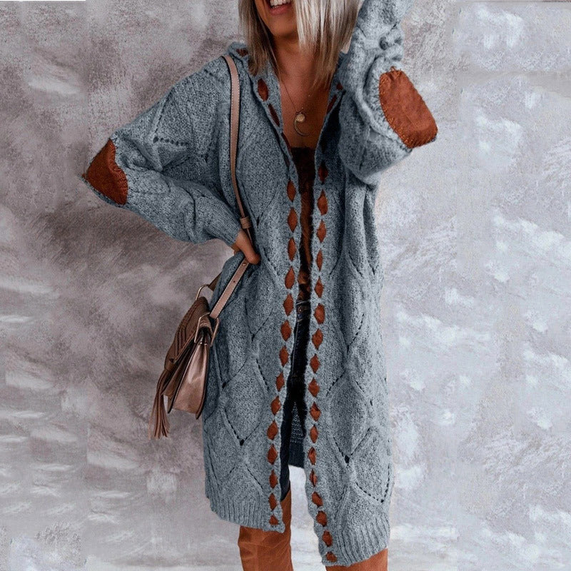 Spot 2022 Automne et hiver Explosions Wish Sweater Sweater Femme Amazon Ebay Long Coat