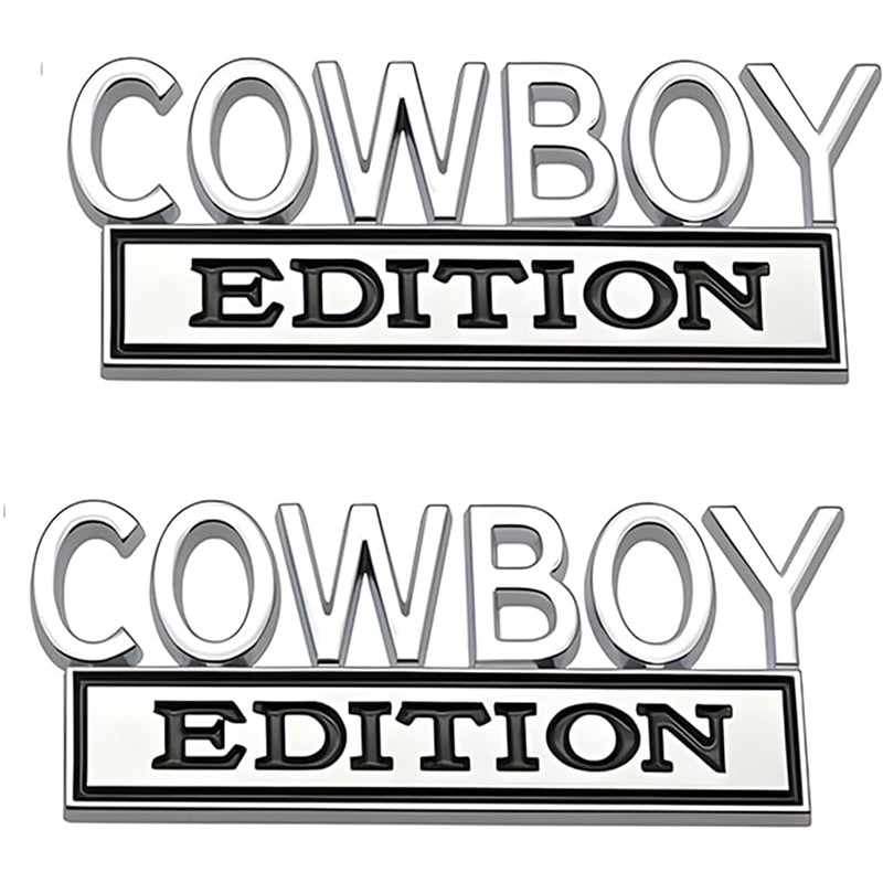 2pack Cowboy Edition Emblems