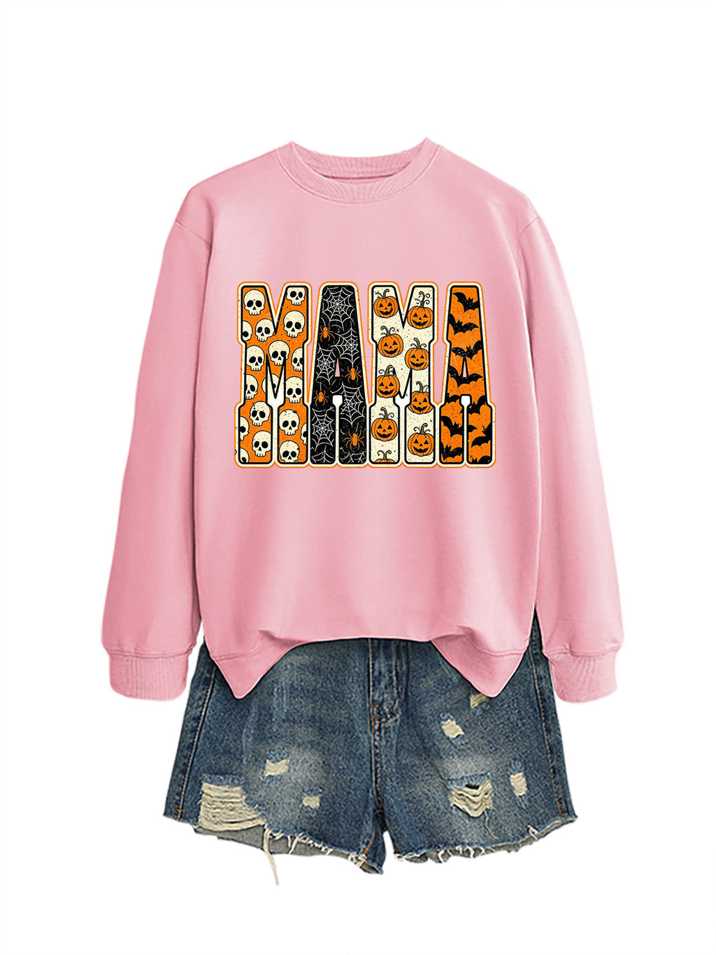 Hoodie d'Halloween pour femmes avec araignée de crâne et Jack-o-lantern Designs
