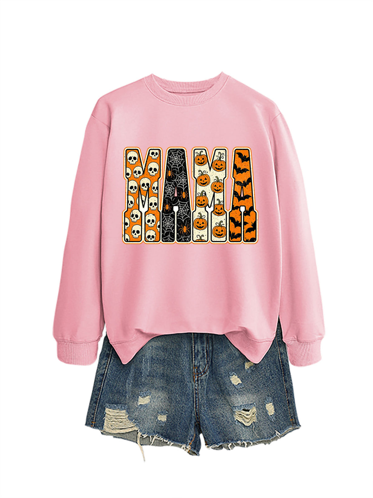 Hoodie d'Halloween pour femmes avec araignée de crâne et Jack-o-lantern Designs