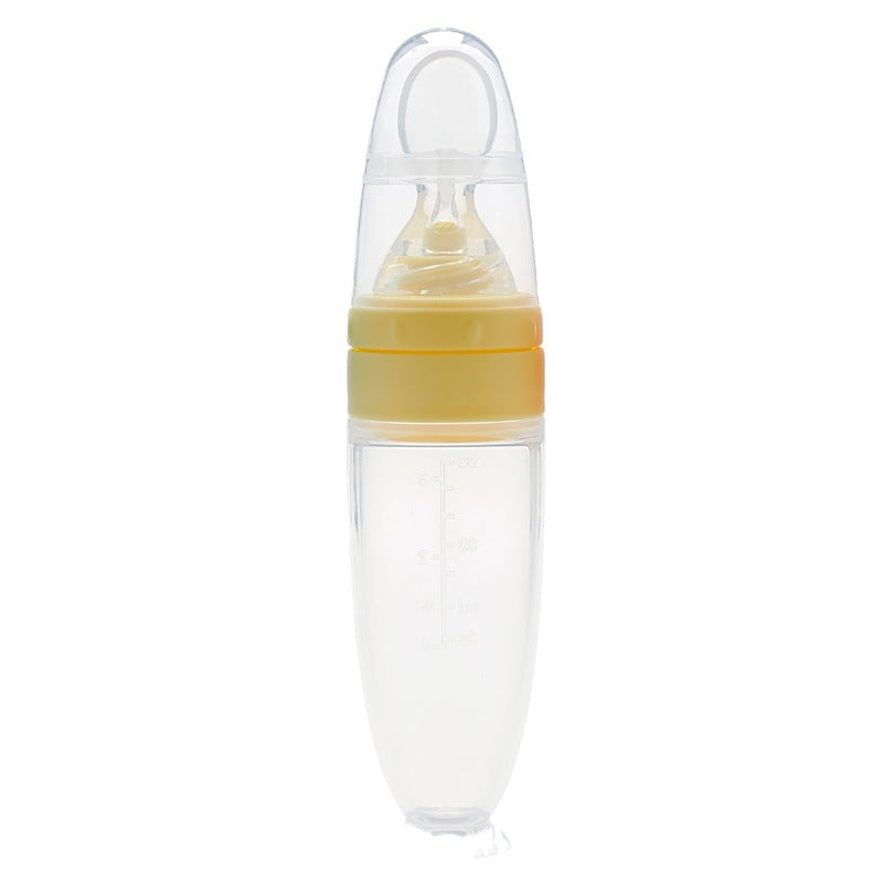 Fabricant Silicone Riz Céréales Baby Food Spoon Coupe d'aspiration