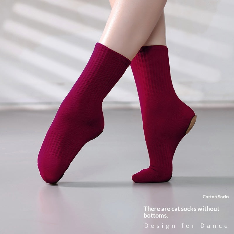 Chaussettes de ballet antidérapantes